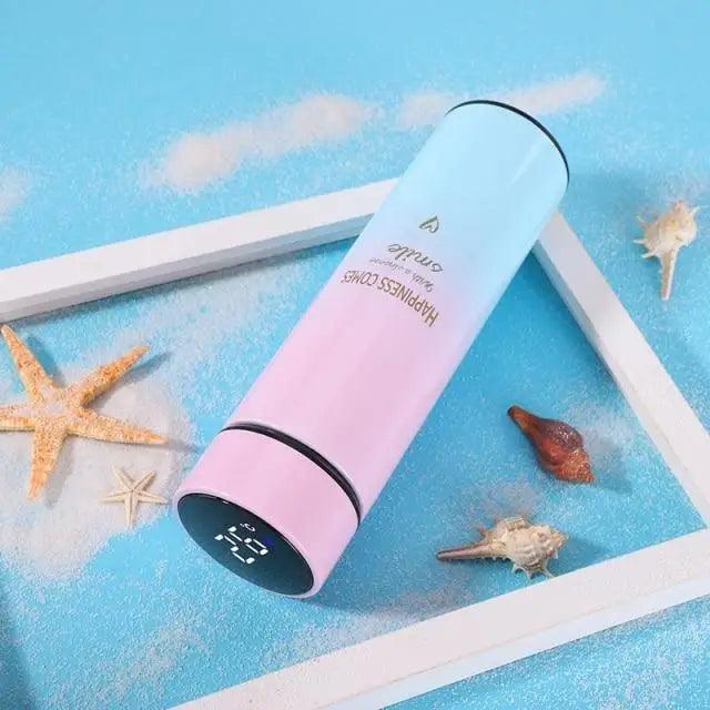 500ML Smart Thermos Water Bottle Led Digital Temperature Display Stainless Steel Coffee Thermal Mugs Intelligent Insulation Cups