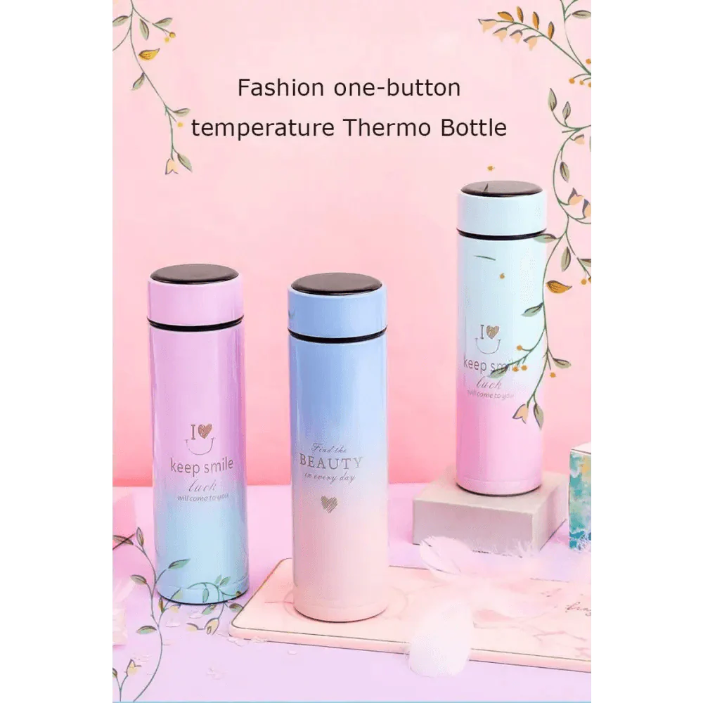 500ML Smart Thermos Water Bottle Led Digital Temperature Display Stainless Steel Coffee Thermal Mugs Intelligent Insulation Cups